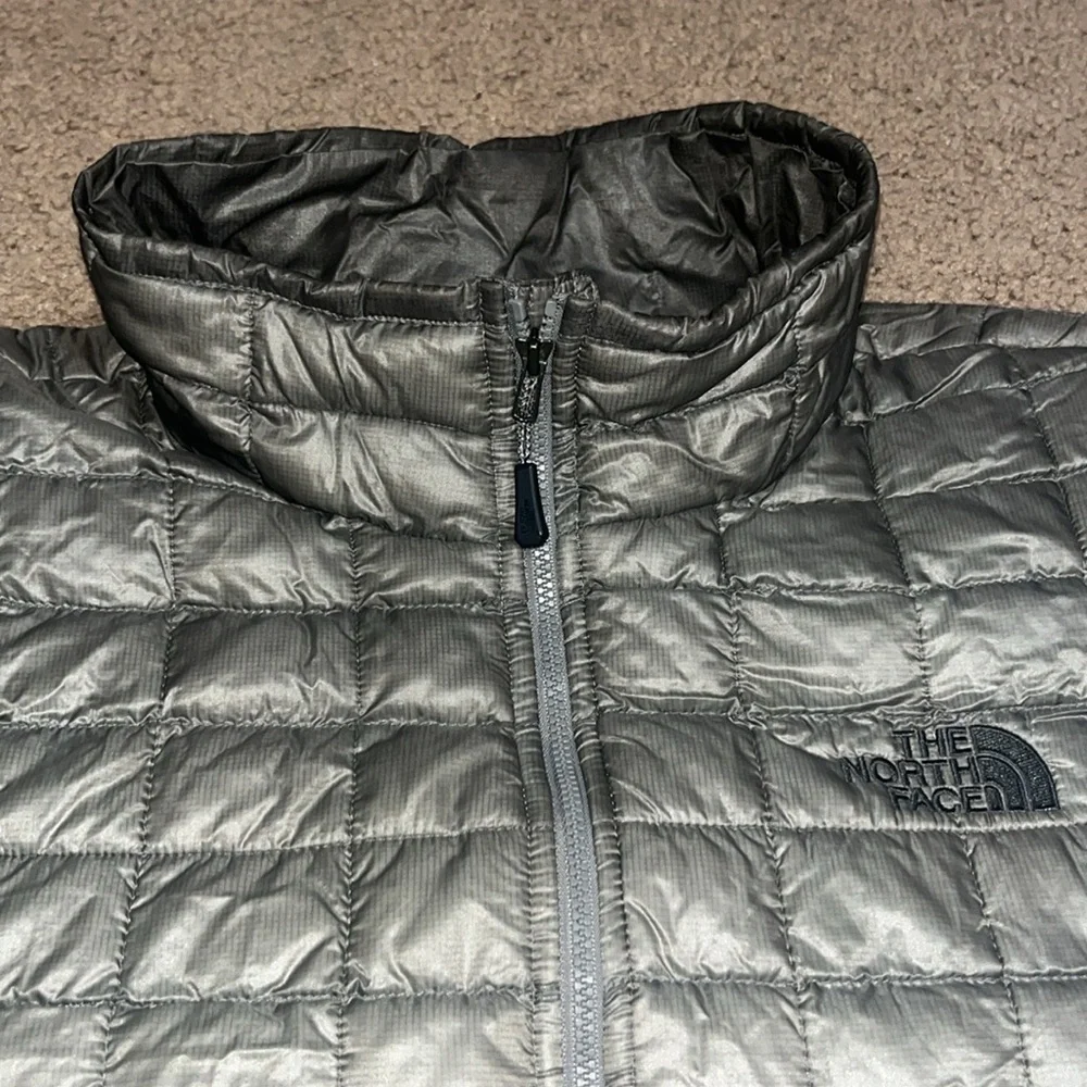 The North Face‎ Thermoball Full Zip Puffer Packable Jacket Gray XXL